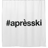 Rideaux De Douche Hashtag SKI APRES (Devant)