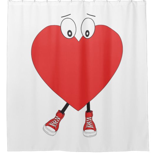 Rideaux De Douche Heart Shape (Devant)