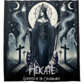 Rideaux De Douche Hécate Déesse des Carrefours Esprits Fantomatiques (Devant)