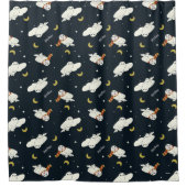 Rideaux De Douche Hedwig Nighttime Moonlight Pattern (Devant)