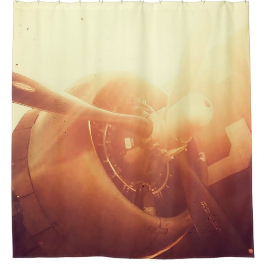 Rideaux De Douche Hélice d'avion (Devant)