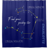 Rideaux De Douche Hémisphère Nord Trouver Polaris Star (Devant)