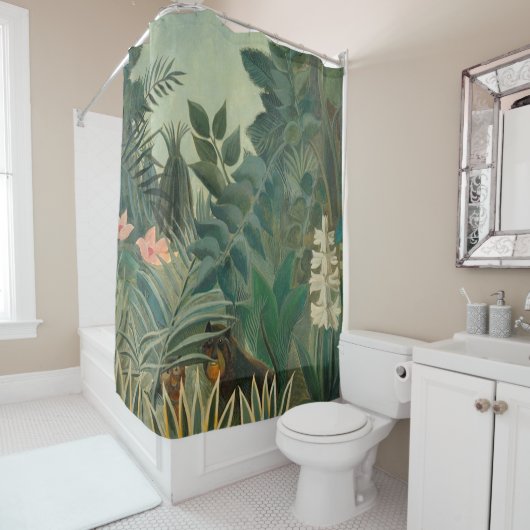 Rideaux De Douche Henri Rousseau (En situation)