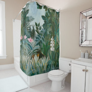Rideaux De Douche Henri Rousseau - La jungle équatoriale