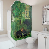 Rideaux De Douche Henri Rousseau - Les Joyeux Jesters (En situation)