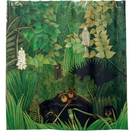 Rideaux De Douche Henri Rousseau - Les Joyeux Jesters (Devant)