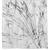 Rideaux De Douche Herbe D'Hiver En Neige (Devant)