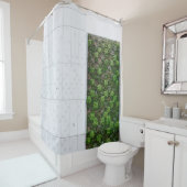 Rideaux De Douche Herbe verte (En situation)