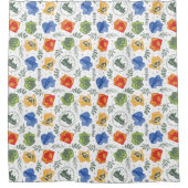 Rideaux De Douche Hérbologie magique HOGWARTS™ Maisons Motif (Devant)