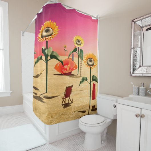 Rideaux De Douche Heure d'été (En situation)
