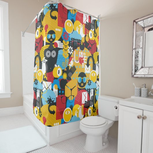 Rideaux De Douche Heure d'été (En situation)