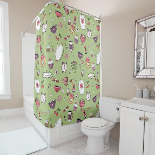 Rideaux De Douche Heure du thé (En situation)