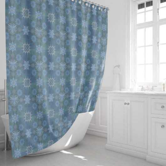 Rideaux De Douche Hexa triangles yantra inscription (nouvelle versio