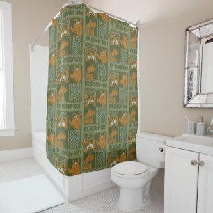 Rideaux De Douche Hey Scooby-Doo Carré tribal Graphic