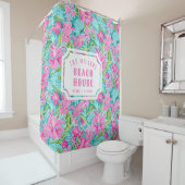 Rideaux De Douche Hibiscus de Preppy | Maison de plage (En situation)