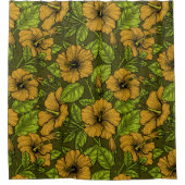 Rideaux De Douche hibiscus jaune (Devant)