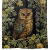 Rideaux De Douche hibou Art nouveau dans la forêt (Devant)
