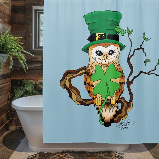 Rideaux De Douche Hibou irlandais