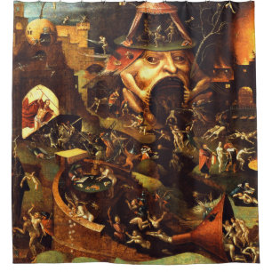 Rideaux De Douche Hiéronymus Bosch-Christ à Limbo