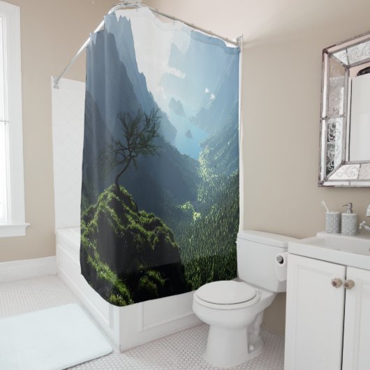 Rideaux De Douche Highland Spring (En situation)