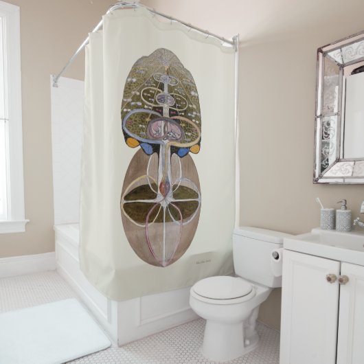 Rideaux De Douche Hilma af Klint - Arbre de la connaissance, no 1 (En situation)