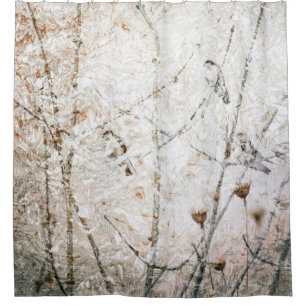 Rideaux De Douche Hirondelles et ondulations Semi-Abstraite Nature T