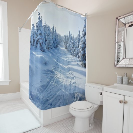 Rideaux De Douche Hiver (En situation)