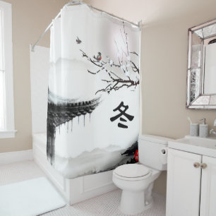 Rideaux De Douche Hiver