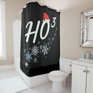 Rideaux De Douche HO³ - Drôle Noël Clause Ho Ho Ho Cubed 