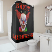 Rideaux De Douche Hobo Le Clown Mal ( Happy Halloween heureux ) (En situation)