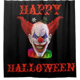 Rideaux De Douche Hobo Le Clown Mal ( Happy Halloween heureux )