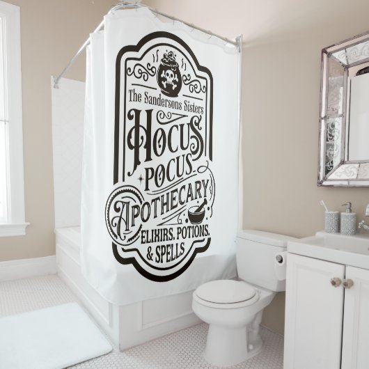 Rideaux De Douche Hocus Pocus (En situation)