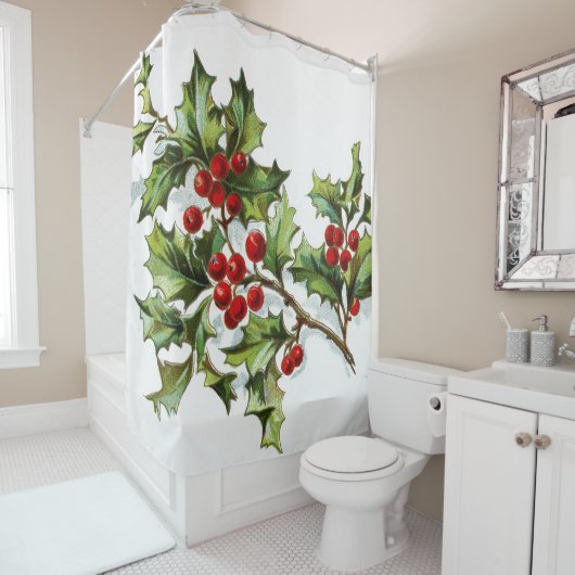 Rideaux De Douche HollyBerries 002 (En situation)