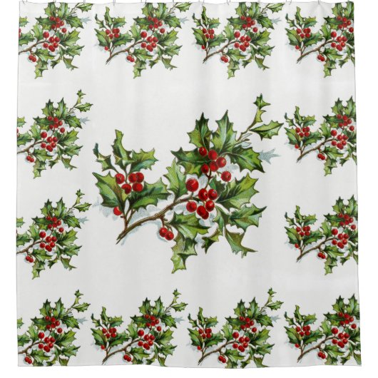 Rideaux De Douche HollyBerries 014 (Devant)