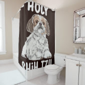 Rideaux De Douche Holy Shih Tzu Cute Shih Tzu (En situation)