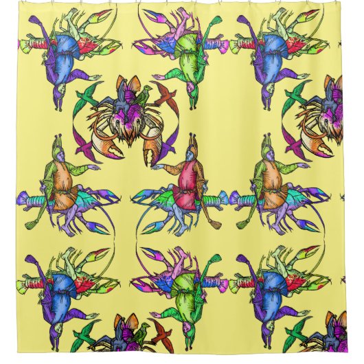 Rideaux De Douche Homard improbable (Devant)