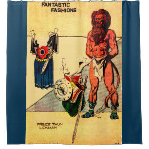 Rideaux De Douche Homme au lion du prince Thun, 1930, de Flash Gordo