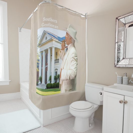 Rideaux De Douche Homme du Sud (En situation)