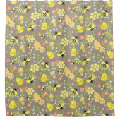 Rideaux De Douche Honey Bee Grey (Devant)