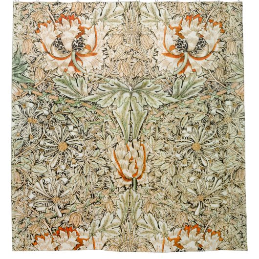 Rideaux De Douche Honeysuckle, William Morris (Devant)