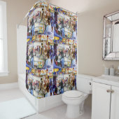 Rideaux De Douche Hot Dog God, New York City (En situation)