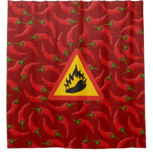 Rideaux De Douche Hot pepper danger