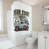 Rideaux De Douche Hot rod de rue principale (En situation)