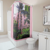 Rideaux De Douche Hôtel hawaïen royal (En situation)