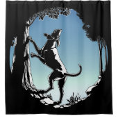 Rideaux De Douche Hound Dog Shower Curtain Dog (Devant)
