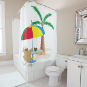 Rideaux De Douche Hourra, vacances ! (En situation)