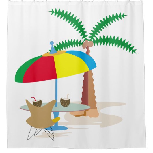 Rideaux De Douche Hourra, vacances ! (Devant)