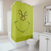 Rideaux De Douche How Grinch Stole Christmas Face (En situation)