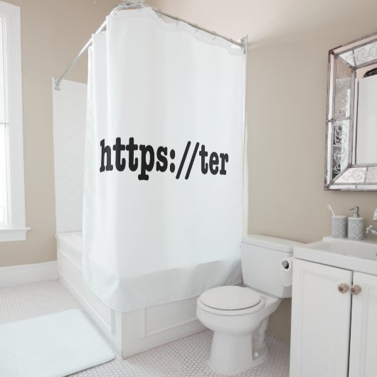 Rideaux De Douche https://ter / code html (En situation)