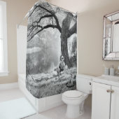 Rideaux De Douche Huckleberry y Tom (En situation)